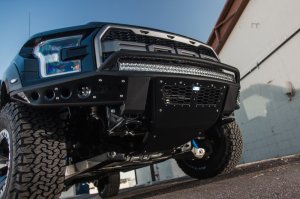 Ford F-150 Raptor Front Bumper - Addictive Desert Designs - Stealth R - Hammer Black - `17-`18 Ford F-150 Raptor Front Bumper - Addictive Desert Designs - Stealth R - Hammer Black - `17-`18